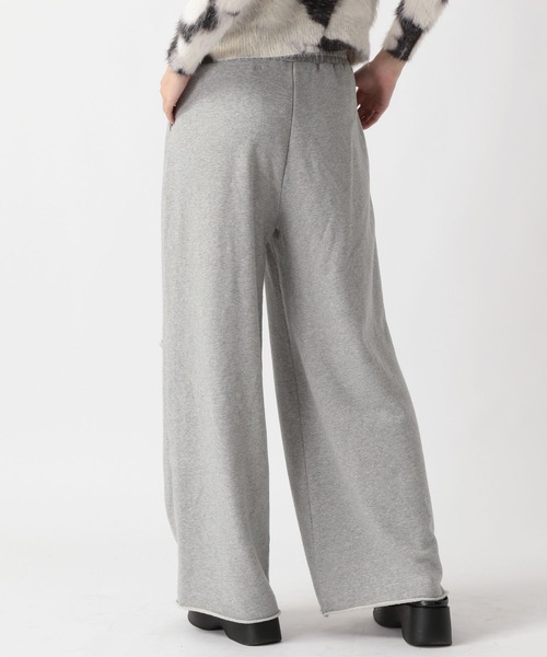 FOREVER 21（フォーエバー トゥエンティーワン）の「【2025SS】スプレー加工スウェットワイドパンツ（スウェットパンツ・レディース・ブラック/カーキ/グレー・SMALL/MEDIUM）」の19枚目の写真