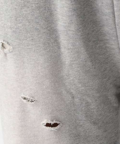 FOREVER 21（フォーエバー トゥエンティーワン）の「【2025SS】スプレー加工スウェットワイドパンツ（スウェットパンツ・レディース・ブラック/カーキ/グレー・SMALL/MEDIUM）」の4枚目の写真