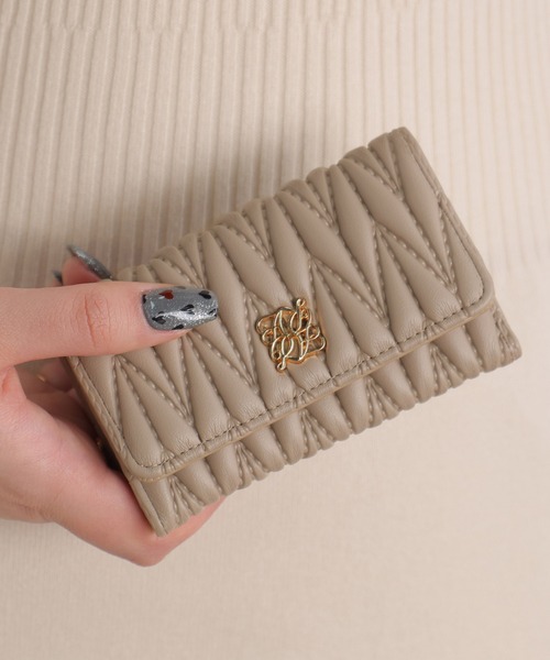 ALTROSE（アルトローズ）の「キーケース 鍵 鍵入れ キルト ロージア（キーケース/キーアクセサリー・レディース・グレイッシュベージュ/アイボリー/ブラック/ブルー/ピンク/ライトグリーン/ライトイエロー/グレー・FREE）」の22枚目の写真