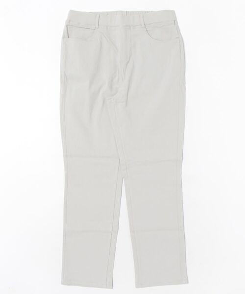 BELLUNA PLUS(ベルーナ)の「裏起毛ツイル素材ストレッチパンツ70丈(その他パンツ・レディース・ブラック/ライトグレー/ブラウン/ネイビー・SMALL/MEDIUM/LARGE/X-LARGE)」の2枚目の写真
