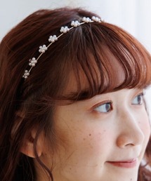 flower | パールフラワーヘアバンド(カチューシャ)