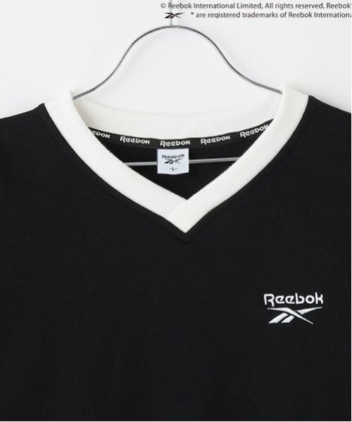 LOVETOXIC（ラブトキシック）の「【Reebok】ルーズスウェット（スウェット・キッズ・オフホワイト/ブラック/ライトグリーン・L:160cm/S:140cm/M:150cm/LL(170cm)）」の7枚目の写真