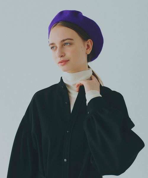 LAULHERE(ロレール)の「AUTHENTIC/オーセンティック(ハンチング/ベレー帽・レディース・ライトグレー/ブラック/ネイビー/レッド/オフホワイト/ブルー/ライトカーキ/ブラック系その他/ダークブルー/パープル系その他/ライトベージュ/ダークオレンジ・FREE)」の10枚目の写真