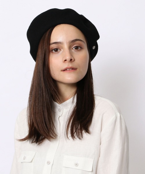 LAULHERE(ロレール)の「AUTHENTIC/オーセンティック(ハンチング/ベレー帽・レディース・ライトグレー/ブラック/ネイビー/レッド/オフホワイト/ブルー/ライトカーキ/ブラック系その他/ダークブルー/パープル系その他/ライトベージュ/ダークオレンジ・FREE)」の3枚目の写真