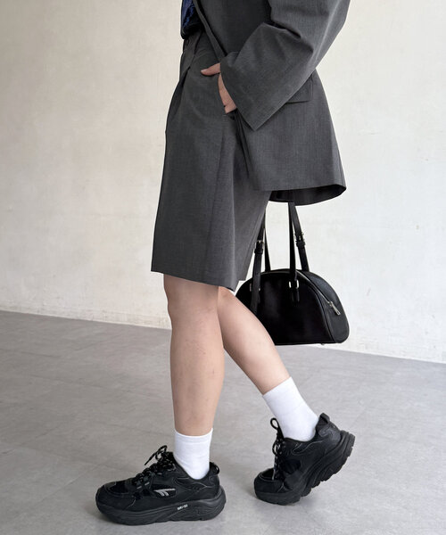 CPCM(シーピーシーエム)の「タックショートパンツ(その他パンツ・レディース・ベージュ系その他/ネイビー/グレー/グレー系その他・FREE)」の7枚目の写真