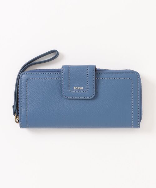 FOSSIL(フォッシル)の「フォッシル クラッチバッグ レディース レザー ブルー SWL2903427(クラッチバッグ・レディース・ブルー・FREE)」の1枚目の写真