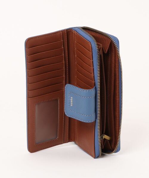 FOSSIL(フォッシル)の「フォッシル クラッチバッグ レディース レザー ブルー SWL2903427(クラッチバッグ・レディース・ブルー・FREE)」の4枚目の写真