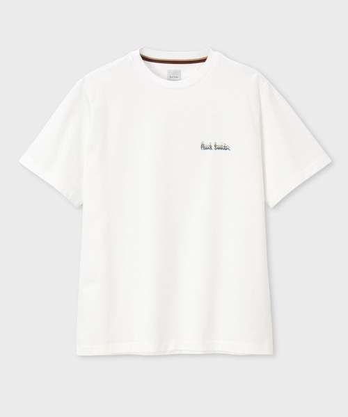 Paul Smith(ポールスミス)の「"Afterimage Logo" Tシャツ / 153506 919T(Tシャツ/カットソー・メンズ・ライトイエロー/ミント/ネイビー/ホワイト・X-LARGE/LARGE/MEDIUM/SMALL/XX-LARGE)」の2枚目の写真