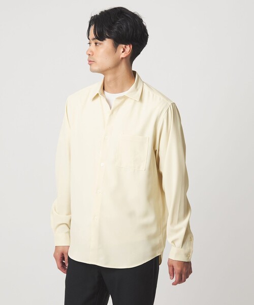 WEB限定】JUST fit ソフトドレープ 長袖 シャツ（シャツ/ブラウス