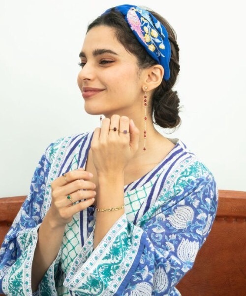 チャイハネ（チャイハネ）の「【チャイハネ】バード刺繍カチューシャ（カチューシャ・レディース・ブルー・FREE）」の3枚目の写真