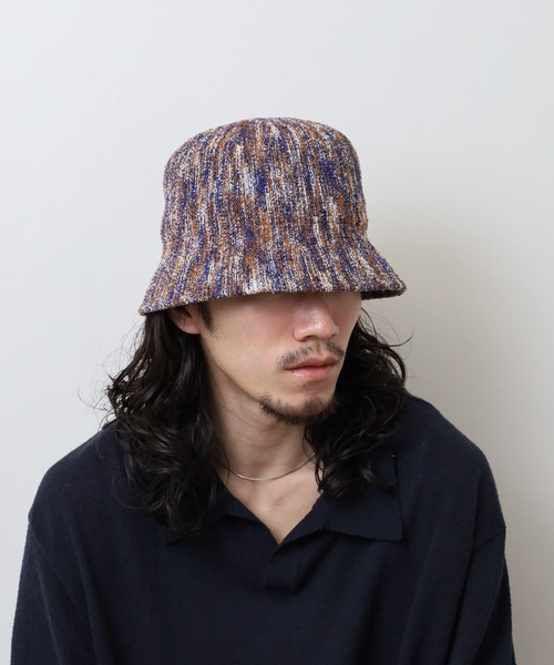 Sense of Grace（センスオブグレース）の「マルチカラー　ニットサーモバケットハット（ハット・レディース・ブラック/ネイビー/オレンジ/イエロー・FREE）」の6枚目の写真