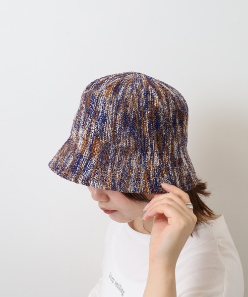 Sense of Grace（センスオブグレース）の「マルチカラー　ニットサーモバケットハット（ハット・レディース・ブラック/ネイビー/オレンジ/イエロー・FREE）」の10枚目の写真