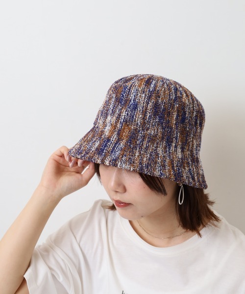 grace ハット セール】マルチカラー ニットサーモバケットハット（ハット