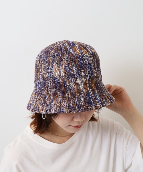 Sense of Grace（センスオブグレース）の「マルチカラー　ニットサーモバケットハット（ハット・レディース・ブラック/ネイビー/オレンジ/イエロー・FREE）」の13枚目の写真