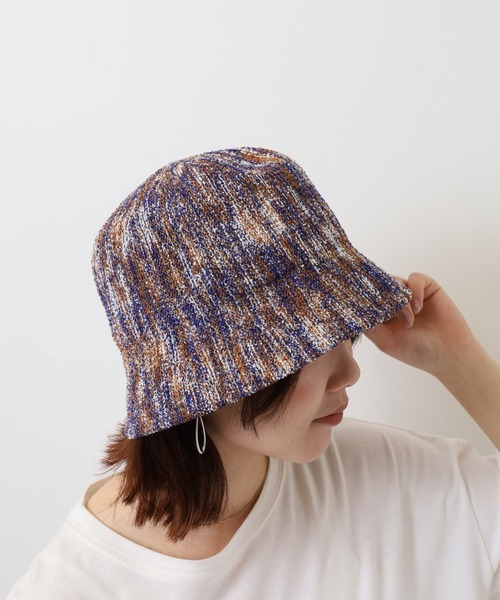 Sense of Grace（センスオブグレース）の「マルチカラー　ニットサーモバケットハット（ハット・レディース・ブラック/ネイビー/オレンジ/イエロー・FREE）」の14枚目の写真