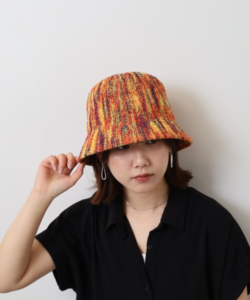 Sense of Grace（センスオブグレース）の「マルチカラー　ニットサーモバケットハット（ハット・レディース・ブラック/ネイビー/オレンジ/イエロー・FREE）」の18枚目の写真