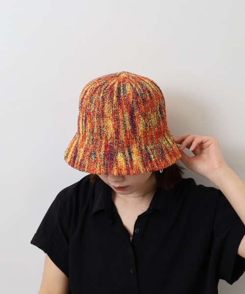 Sense of Grace（センスオブグレース）の「マルチカラー　ニットサーモバケットハット（ハット・レディース・ブラック/ネイビー/オレンジ/イエロー・FREE）」の19枚目の写真