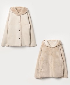 louren/ローレン】shaggy half coat/シャギーハーフコート/ショート