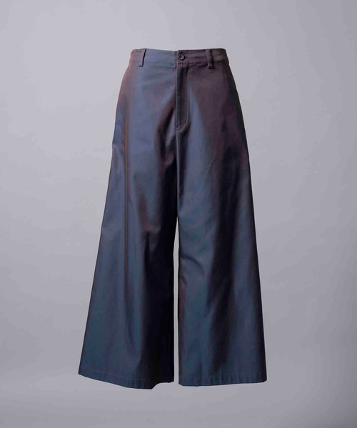 MAISON SPECIAL（メゾンスペシャル）の「《UNISEX》120/2/2 Suvin Cotton Gabardine Wide Pants/スビンコットンギャバジンワイドパンツ【MAISON SPECIAL/メゾンスペシャル】（その他パンツ・メンズ・チャコールグレー/ブラック/ブルー/ダークブルー・2/1/0）」の14枚目の写真