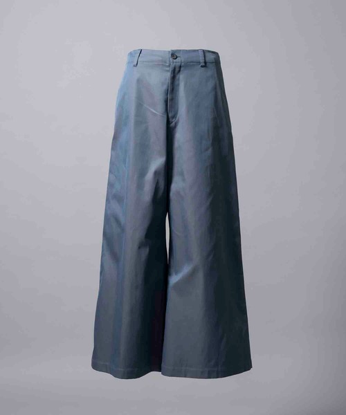 MAISON SPECIAL（メゾンスペシャル）の「《UNISEX》120/2/2 Suvin Cotton Gabardine Wide Pants/スビンコットンギャバジンワイドパンツ【MAISON SPECIAL/メゾンスペシャル】（その他パンツ・メンズ・チャコールグレー/ブラック/ブルー/ダークブルー・2/1/0）」の15枚目の写真