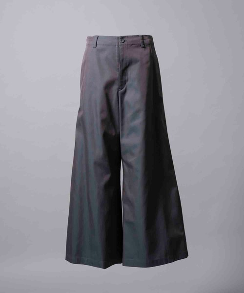 MAISON SPECIAL（メゾンスペシャル）の「《UNISEX》120/2/2 Suvin Cotton Gabardine Wide Pants/スビンコットンギャバジンワイドパンツ【MAISON SPECIAL/メゾンスペシャル】（その他パンツ・メンズ・チャコールグレー/ブラック/ブルー/ダークブルー・2/1/0）」の16枚目の写真