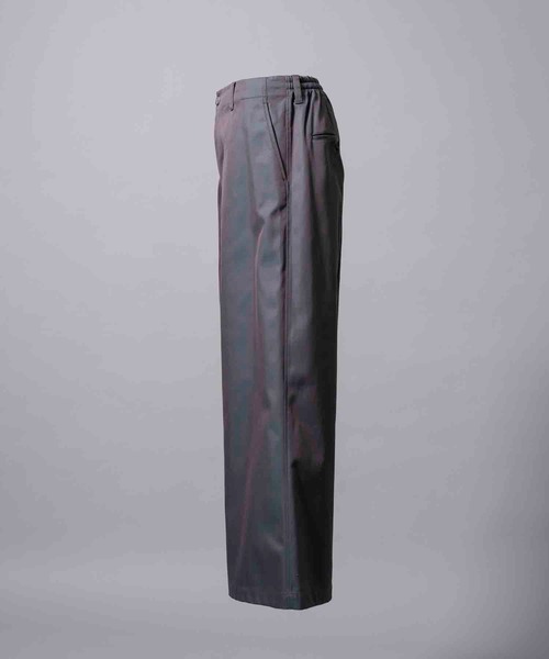 MAISON SPECIAL（メゾンスペシャル）の「《UNISEX》120/2/2 Suvin Cotton Gabardine Wide Pants/スビンコットンギャバジンワイドパンツ【MAISON SPECIAL/メゾンスペシャル】（その他パンツ・メンズ・チャコールグレー/ブラック/ブルー/ダークブルー・2/1/0）」の17枚目の写真