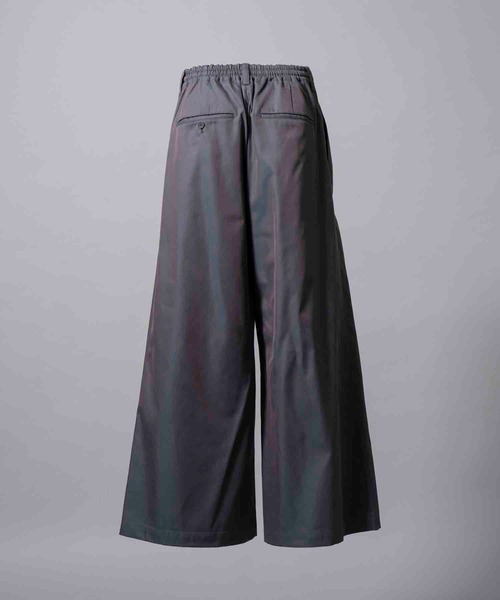 セール】《UNISEX》120/2/2 Suvin Cotton Gabardine Buggy Wide Pants