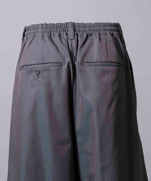 セール】《UNISEX》120/2/2 Suvin Cotton Gabardine Buggy Wide Pants