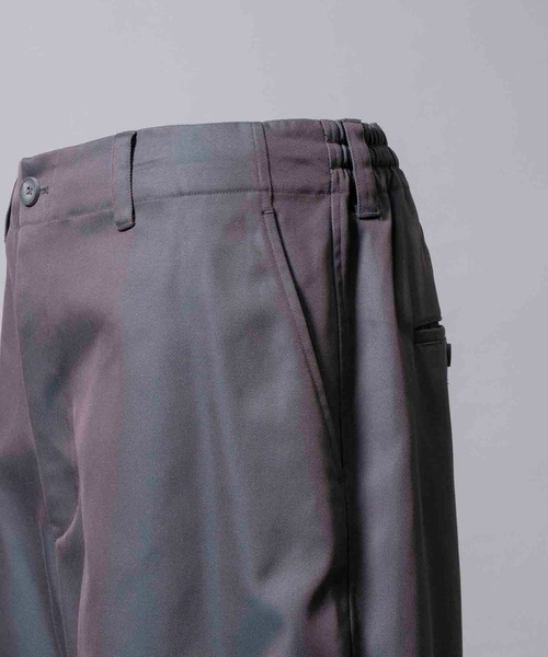 MAISON SPECIAL（メゾンスペシャル）の「《UNISEX》120/2/2 Suvin Cotton Gabardine Wide Pants/スビンコットンギャバジンワイドパンツ【MAISON SPECIAL/メゾンスペシャル】（その他パンツ・メンズ・チャコールグレー/ブラック/ブルー/ダークブルー・2/1/0）」の20枚目の写真