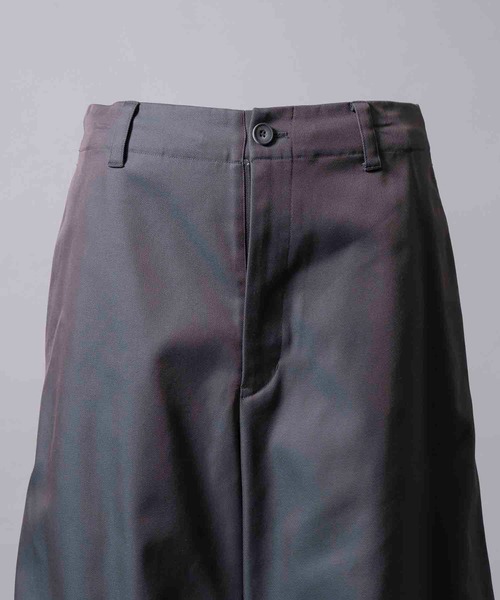 セール】《UNISEX》120/2/2 Suvin Cotton Gabardine Buggy Wide Pants