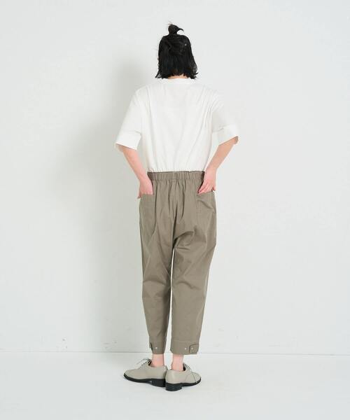 conges payes ADIEU TRISTESSE（コンジェ ペイエ アデュートリステス）の「【FAVE】サイドポケットイージーパンツ（その他パンツ・レディース・カーキ/ライトインディゴブルー/インディゴブルー/ブラック・38）」の21枚目の写真