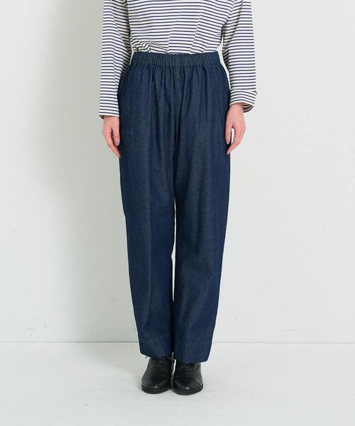 conges payes ADIEU TRISTESSE（コンジェ ペイエ アデュートリステス）の「【FAVE】サイドポケットイージーパンツ（その他パンツ・レディース・カーキ/ライトインディゴブルー/インディゴブルー/ブラック・38）」の15枚目の写真