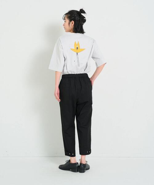 conges payes ADIEU TRISTESSE（コンジェ ペイエ アデュートリステス）の「【FAVE】サイドポケットイージーパンツ（その他パンツ・レディース・カーキ/ライトインディゴブルー/インディゴブルー/ブラック・38）」の10枚目の写真