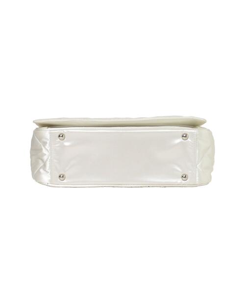 WEGO（ウィゴー）の「WEGO/ときめき魔法フラップ痛バッグ【Sサイズ】（トートバッグ・レディース・シルバー/ワイン/ピンク/ネイビー/ホワイト/サックスブルー/ブラック・FREE）」の9枚目の写真