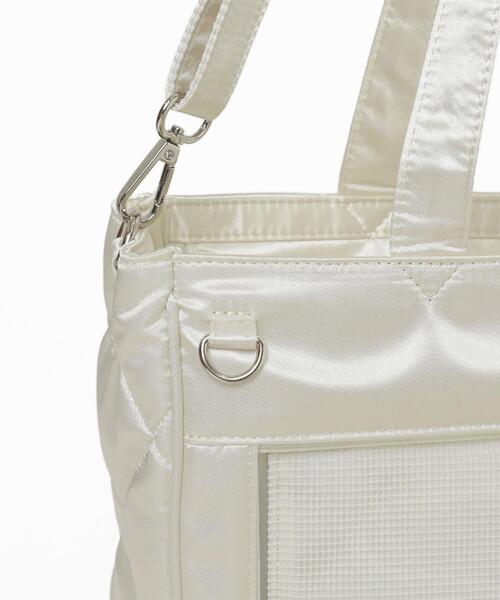 WEGO（ウィゴー）の「WEGO/ときめき魔法フラップ痛バッグ【Sサイズ】（トートバッグ・レディース・シルバー/ワイン/ピンク/ネイビー/ホワイト/サックスブルー/ブラック・FREE）」の12枚目の写真