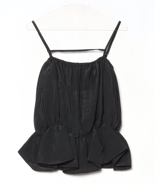 G.V.G.V.(ジーヴィージーヴィー)の「GATHERING CAMI TOP(キャミソール・レディース・ブラック/ブラウン・ONE SIZE)」の14枚目の写真