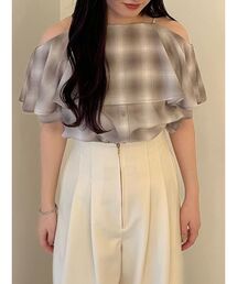 d.i.a. オフショルダー チェックトップス sd154_v12.jpg