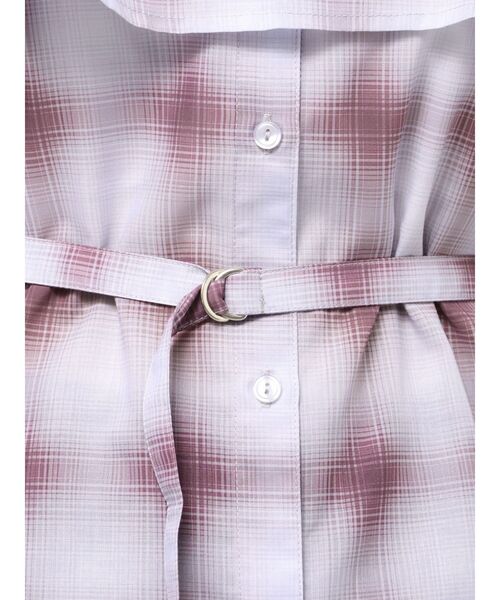 LAGUNAMOON（ラグナムーン）の「オンブレチェックオフショルダーブラウス（シャツ/ブラウス・レディース・ブラック/ベージュ/ピンク・FREE）」の18枚目の写真