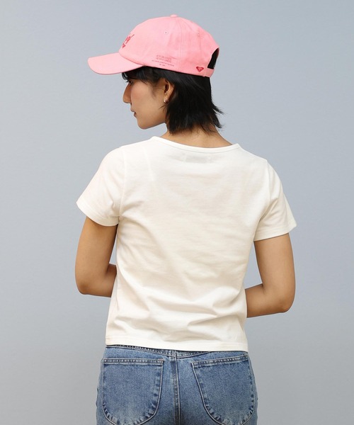 ムラサキスポーツ(ムラサキスポーツ)の「RIKKA FEMME/リッカファム Tシャツ ヘンリーネックTシャツ RF25SS12(Tシャツ/カットソー・レディース・ブラック/ホワイト・S/M/M/L)」の5枚目の写真