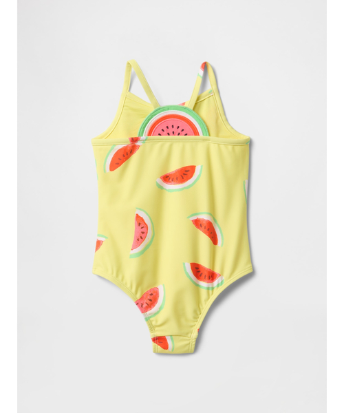 GAP（ギャップ）の「ワンピース すいか 水着 (幼児・ベビー)（水着・キッズ・イエロー・110cm/105cm/100cm/95cm/90cm/80ｃｍ）」の2枚目の写真