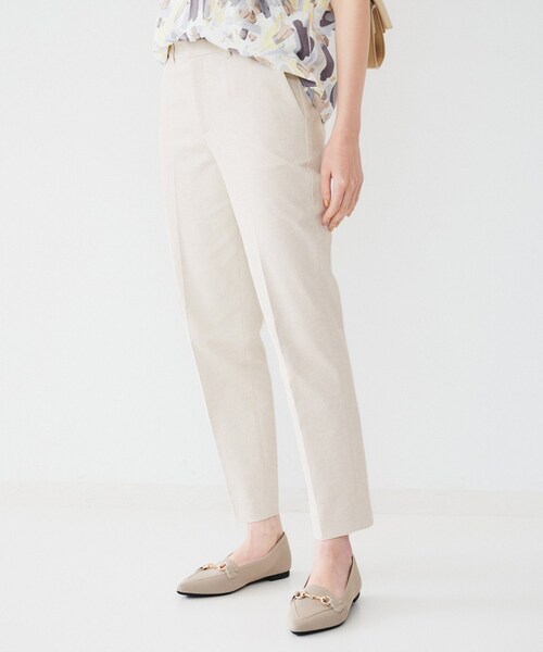 UNTITLED（アンタイトル）の「オックステーパードパンツ（その他パンツ・レディース・オフホワイト/ナチュラル/ネイビー/ライトグレー・00/01/02/03/04/42/44/46/48/50）」の3枚目の写真