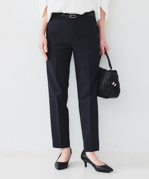 UNTITLED（アンタイトル）の「オックステーパードパンツ（その他パンツ・レディース・オフホワイト/ナチュラル/ネイビー/ライトグレー・00/01/02/03/04/42/44/46/48/50）」の4枚目の写真