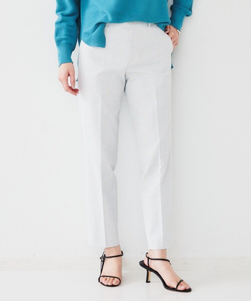 UNTITLED（アンタイトル）の「オックステーパードパンツ（その他パンツ・レディース・オフホワイト/ナチュラル/ネイビー/ライトグレー・00/01/02/03/04/42/44/46/48/50）」の10枚目の写真