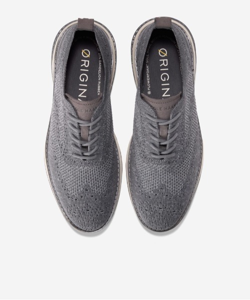COLE HAAN(コールハーン)の「オリジナルグランド エナジーウィーヴ スティッチライト ウィングオックスフォード mens(スニーカー・メンズ・グレー・8/10/9/8.5/9.5/7.5)」の4枚目の写真