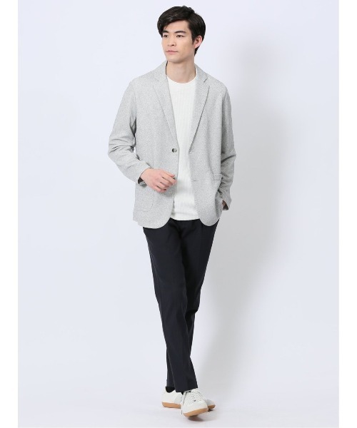 TAKA-Q（タカキュー）の「【ウォッシャブル】タカキュー ドビーメッシュ 2ボタン ジャケット（カーディガン/ボレロ・メンズ・ブルー/ネイビー/ライトグレー・MEDIUM/LARGE/X-LARGE）」の17枚目の写真