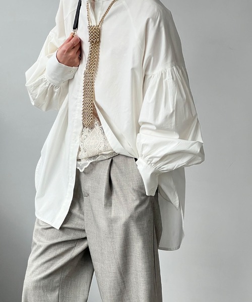 chuclla（チュクラ）の「メタルビーズ タイネックレス cha25s008（ネックレス・レディース・ゴールド/シルバー・FREE）」の12枚目の写真