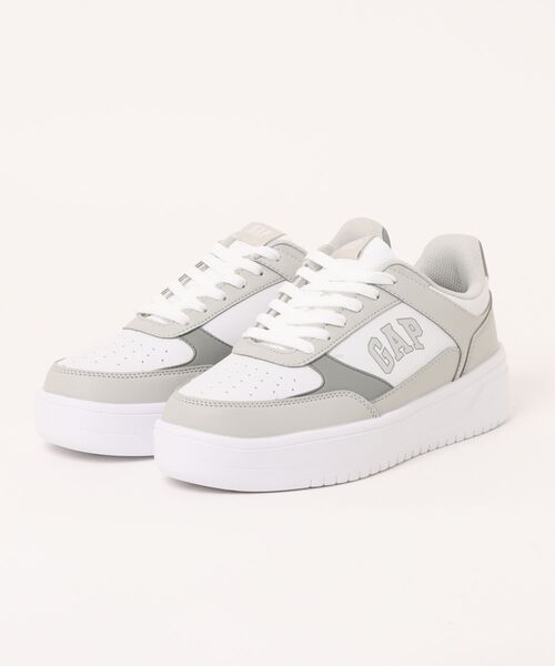 GAP（ギャップ）の「【GAP】 軽量バスケットスニーカー（スニーカー・メンズ・ホワイト/ホワイト×ネイビー/ホワイト×グレー・27.0cm/28.0cm/26.0cm）」の2枚目の写真