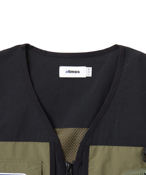 atmos(アトモス)の「atmos Utility Vest / アトモス ユーティリティ ベスト(ベスト・メンズ・ブラック/ベージュ・M/L/XL)」の15枚目の写真