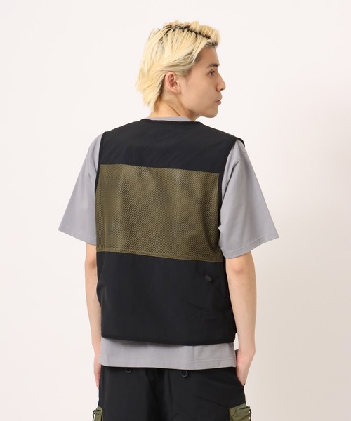 atmos(アトモス)の「atmos Utility Vest / アトモス ユーティリティ ベスト(ベスト・メンズ・ブラック/ベージュ・M/L/XL)」の10枚目の写真