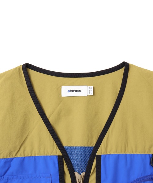 atmos(アトモス)の「atmos Utility Vest / アトモス ユーティリティ ベスト(ベスト・メンズ・ブラック/ベージュ・M/L/XL)」の8枚目の写真